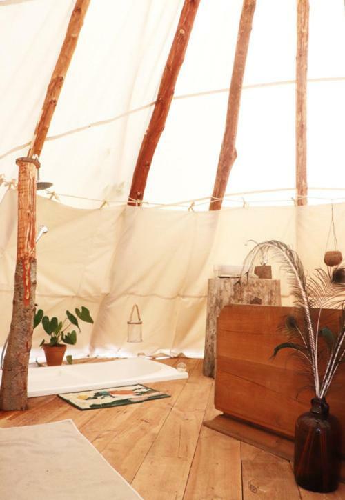 Tipi Lodge Dans La Foret Mimizan-Plage Eksteriør billede
