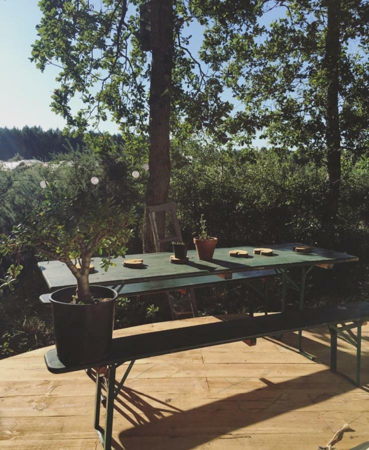 Tipi Lodge Dans La Foret Mimizan-Plage Eksteriør billede
