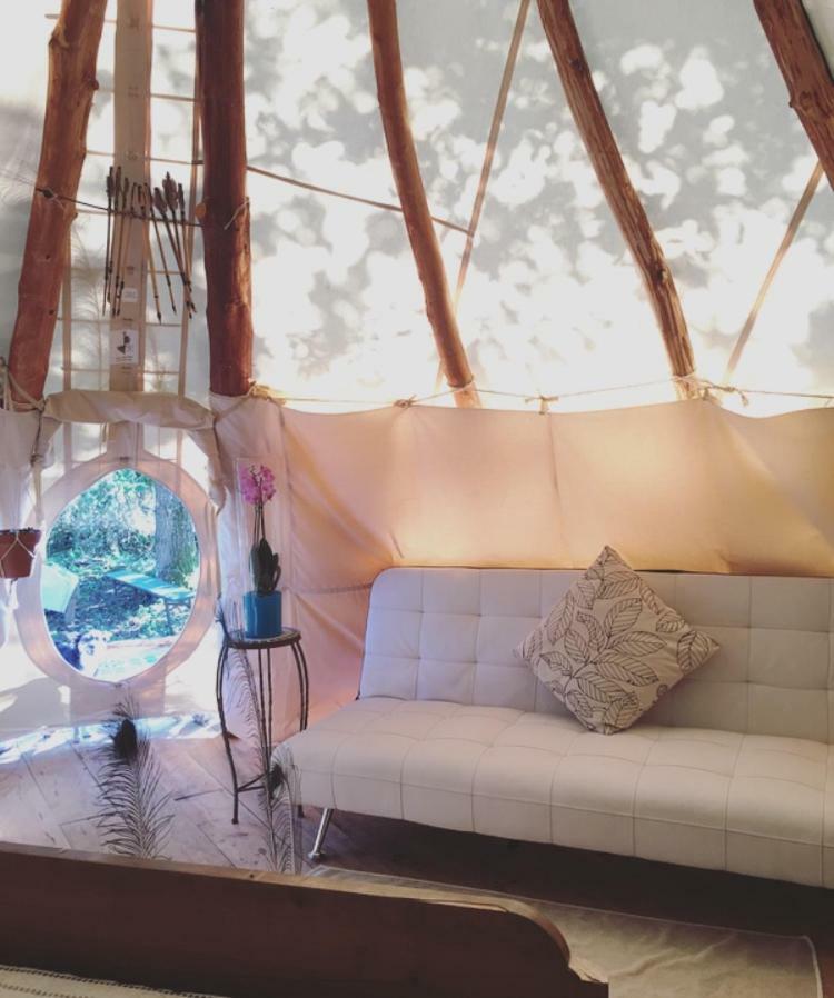 Tipi Lodge Dans La Foret Mimizan-Plage Eksteriør billede