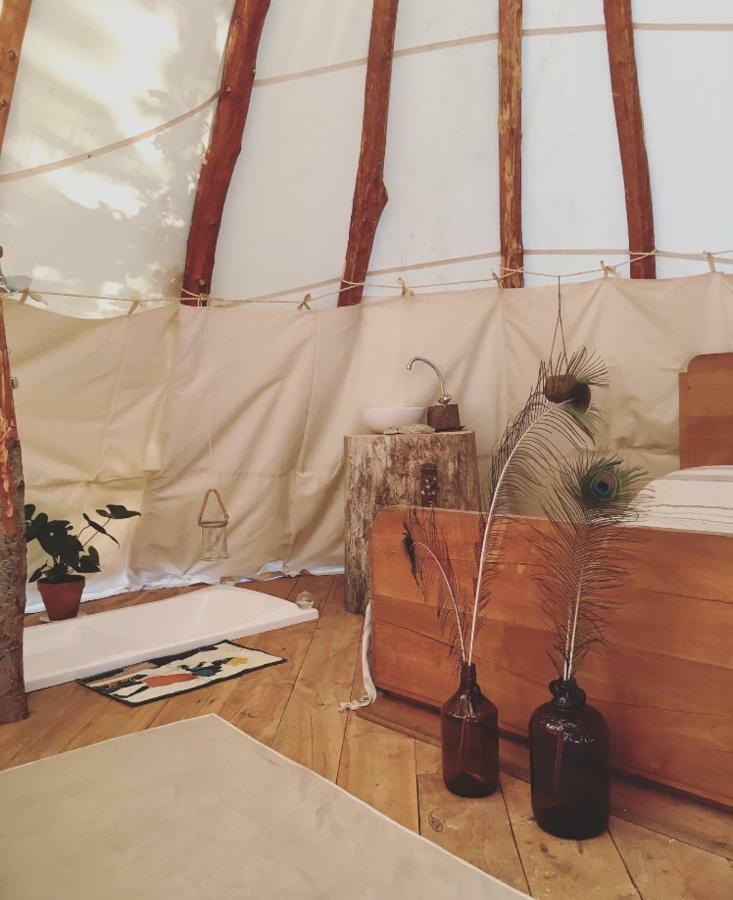 Tipi Lodge Dans La Foret Mimizan-Plage Eksteriør billede